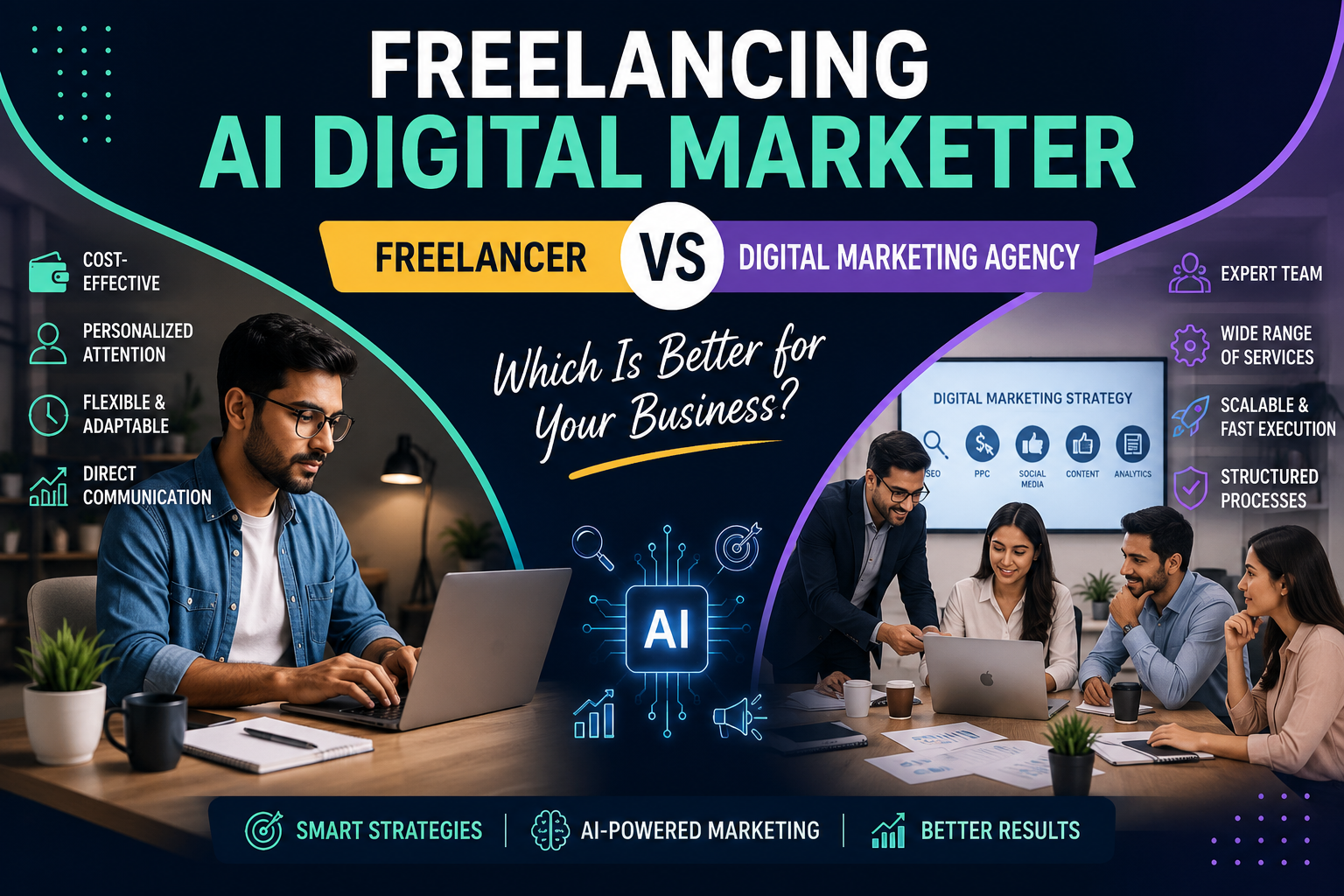 freelancing AI digital marketer
